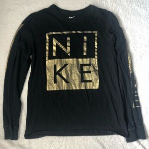 Nike Black Gold Longsleeve